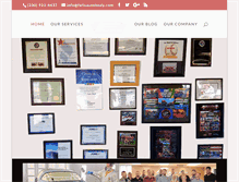 Tablet Screenshot of fallsautobody.com